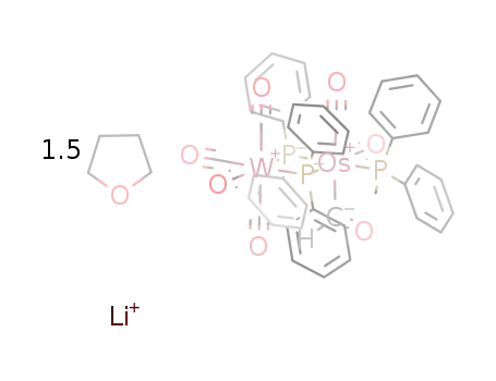 [Li(THF)1.5][(CO)4W(μ-PPh2)2Os(CO)2(CHO)(PMePh2)]