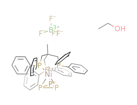 [(1,1,1-tris(diphenylphosphinomethyl)ethane)Ni(η3-cyclotriphosphorus)]BF4*ethanol