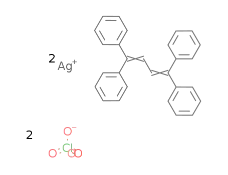 [Ag2(1,1,4,4-tetraphenyl-1,3-butadiene)(ClO4)2]