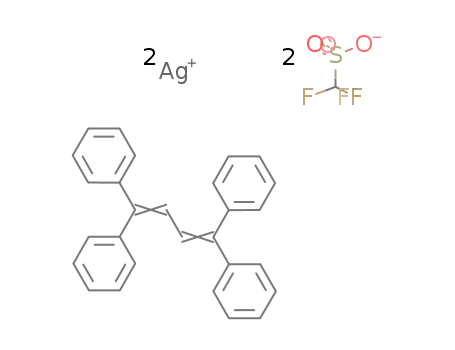 [Ag2(1,1,4,4-tetraphenyl-1,3-butadiene)(CF3SO3)2]