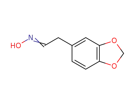 Molecular Structure of 153361-93-4 (1,3-Benzodioxole-5-acetaldehyde, oxime)
