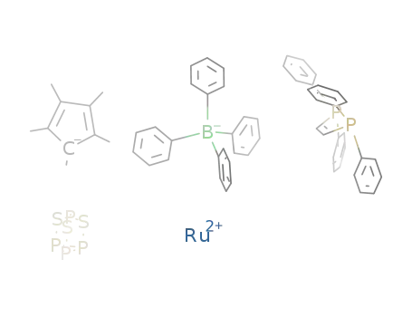 (η5-pentamethylcyclopentadienyl)ruthenium(II)[cis-1,2-bis(diphenylphosphanyl)ethylene](η1-tetraphosphorus trisulfide) tetraphenylborate