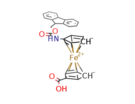 1'-[((fluoren-9-yl)methoxycarbonyl)amino]ferrocene-1-carboxylic acid