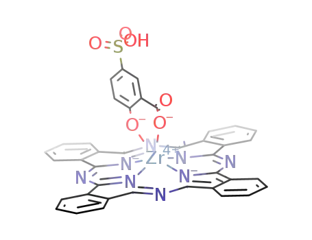 phthalocyanine Zr(IV) 5-sulfosalicylic acid
