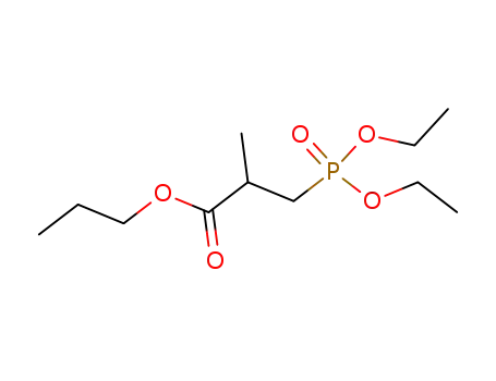 β-diethoxyphosphoryl-isobutyric acid propyl ester