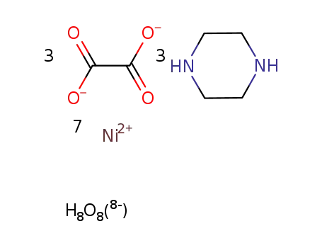 Ni7(OH)8(oxalate)3(piperazine)3