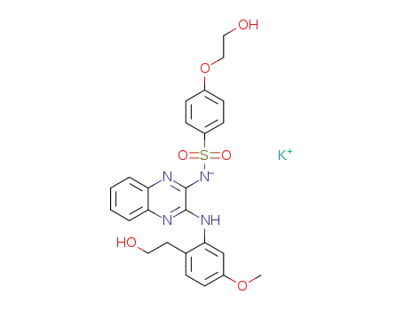 4-(2-hydroxyethoxy)-N-(3-{[2-(2-hydroxyethyl)-5-methoxyphenyl]amino}quinoxalin-2-yl)benzenesulfonamide potassium salt