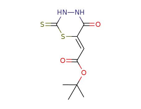 tert-butyl (5-oxo-2-thioxo-[1,3,4]thiadiazinan-6-ylidene)acetate