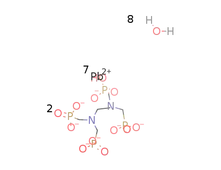 ([Pb7(N,N,N',N'-ethylenediaminetetrakis(methylenephosphonic acid)(-7H))2(H2O)]*7H2O)(n)