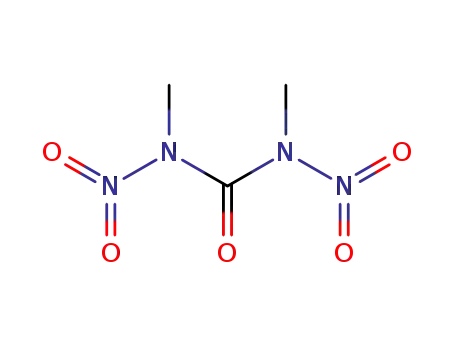Molecular Structure of 25466-50-6 (N,N'-Dinitro-N,N'-dimethylurea)