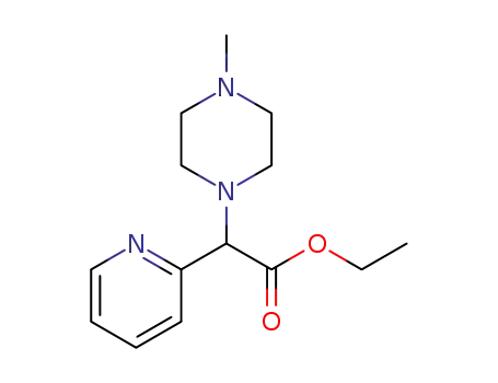 (+/-)-ethyl (4-methyl-1-piperazinyl)(2-pyridinyl)acetate