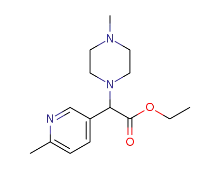 (+/-)-ethyl (4-methyl-1-piperazinyl)(6-methyl-3-pyridinyl)acetate