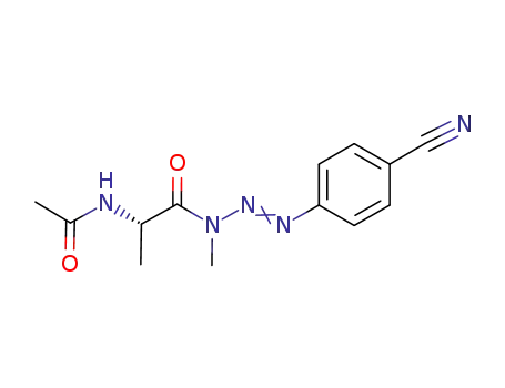 3-(2-(acetylamino)propanoyl)-1-(4-cyanophenyl)-3-methyltriazene
