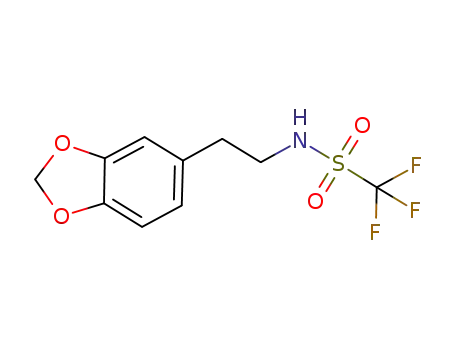 N-trifluoromethylsulfonyl-3,4-methylenedioxyphenethylamine