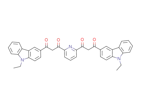 1,1'-(pyridine-2,6-diyl)-bis-3-(9-ethylcarbazol-3-yl)-1,3-propanedione