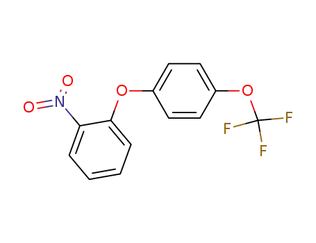 Molecular Structure of 23891-48-7 (Benzene, 1-nitro-2-[4-(trifluoromethoxy)phenoxy]-)