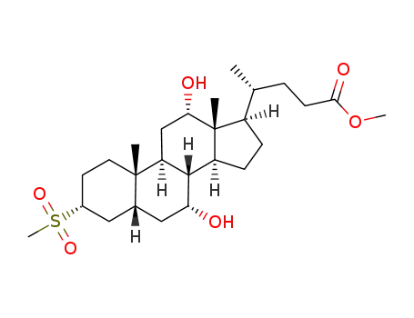 methyl 3α-methanesulfonyl-7α,12α-dihydroxy-5β-cholan-24-oate