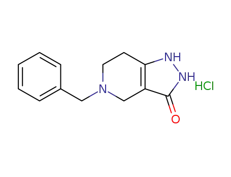 5-benzyl-4,5,6,7-tetrahydro-1H-pyrazolo[4,3-c]pyridin-3(2H)-one hydrochloride