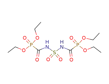 N,N'-Bis-(O,O-diaethyl-phosphonocarbonyl)-sulfonyldiamid