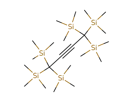 Molecular Structure of 20932-80-3 (trimethyl-[1,1,4,4,4-pentakis(trimethylsilyl)but-2-ynyl]silane)