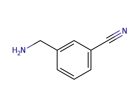 Molecular Structure of 10406-24-3 (3-CYANOBENZYLAMINE)