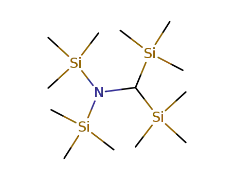 Molecular Structure of 72223-62-2 (Silanamine, N-[bis(trimethylsilyl)methyl]-1,1,1-trimethyl-N-(trimethylsilyl)-)