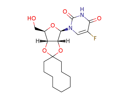 5-fluoro-1-[(3a'R,4'R,6'R,6a'R)-3a',4',6',6a'-tetrahydro-6'-(hydroxymethyl)spiro[cyclodecane-1,2'-furo[3,4-d][1,3]dioxol]-4'-yl]pyrimidine-2,4(1H,3H)-dione