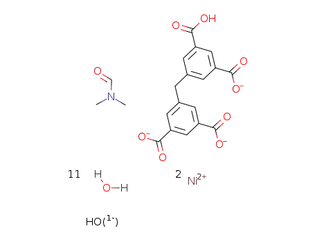 [Ni2(methylenediisophthalic acid(-3H))(μ2-OH)(H2O)3(DMF)]*8H2O