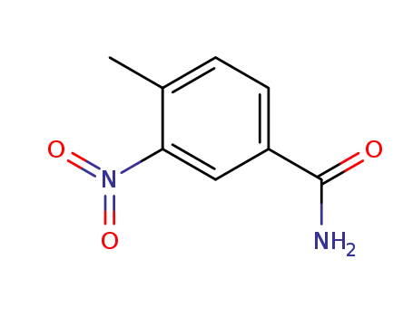 Molecular Structure of 19013-11-7 (4-METHYL-3-NITROBENZAMIDE)