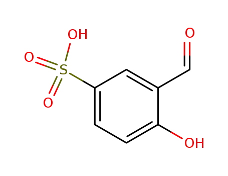 Molecular Structure of 25149-61-5 (3-formyl-4-hydroxybenzenesulfonic acid)