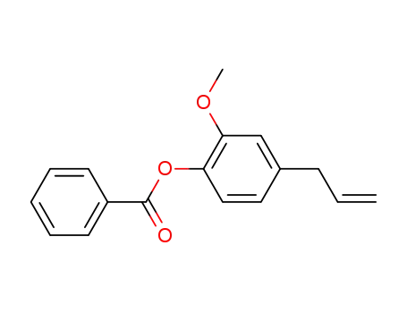Molecular Structure of 531-26-0 (4-allyl-2-methoxyphenyl benzoate)