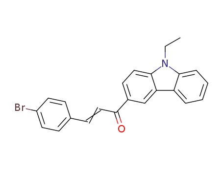 3‐(4‐bromophenyl)‐1‐(9‐ethyl‐9H‐carbazol‐3‐yl)prop‐2‐en‐1‐one