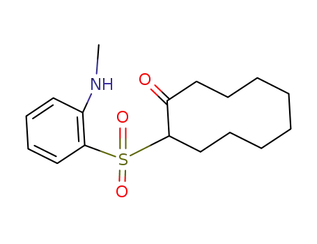 2-(2-Methylamino-phenylsulfonyl)-cyclodecanon