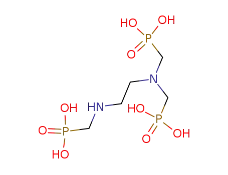 Molecular Structure of 1898-63-1 (Phosphonic acid, [[[2-[bis(phosphonomethyl)amino]ethyl]amino]methyl]-)