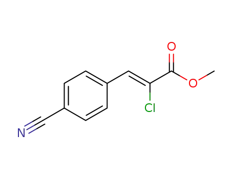(Z)-2-chloro-3-(4-cyanophenyl)acrylic acid methyl ester