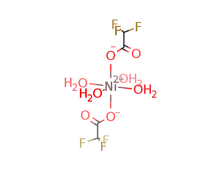 nickel(II) (tetraaqua)bis(O-trifluoroacetate)