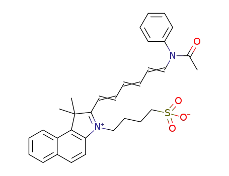 4-(1,1-dimethyl-2-(6-(N-phenylacetamido)hexa-1,3,5-trien-1-yl)-1H-benzo[e]indol-3-ium-3-yl)butane-1-sulfonate