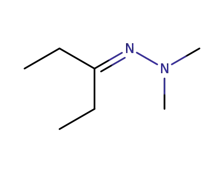 Molecular Structure of 16795-73-6 (1,1-Dimethyl-2-(1-ethylpropylidene)hydrazine)