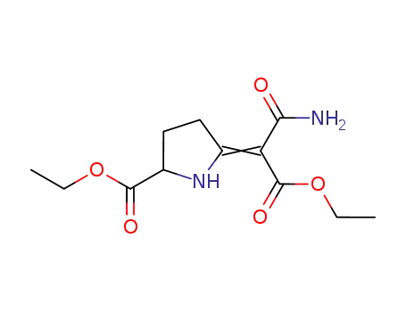 ethyl 5-[2-amino-1-(ethoxycarbonyl)-2-oxoethylidene]prolinate