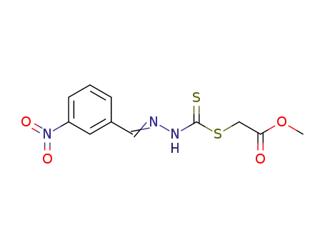 methoxycarbonylmethyl 3-(3-nitrobenzylidene)dithiocarbazate