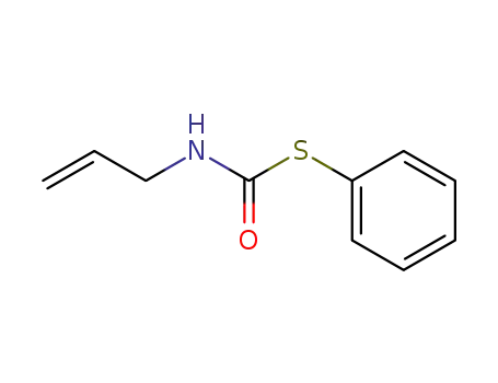 Molecular Structure of 14467-73-3 (Carbamothioic acid, 2-propenyl-, S-phenyl ester)