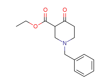 Molecular Structure of 41276-30-6 (1-Benzyl-3-ethoxycarbonyl-4-piperidone)