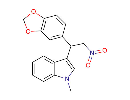 3-(1-(benzo[d][1,3]dioxol-5-yl)-2-nitroethyl)-1-methyl-1H-indole