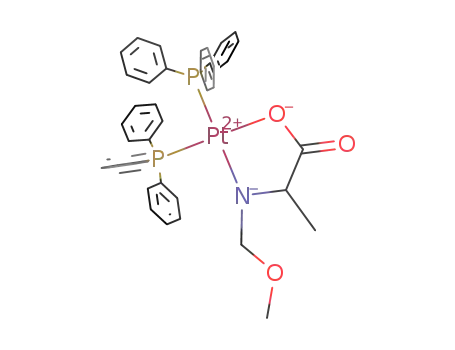 [platinum(II)(PPh3)2(κN,κO-N-acetyl alanine(-2H))]