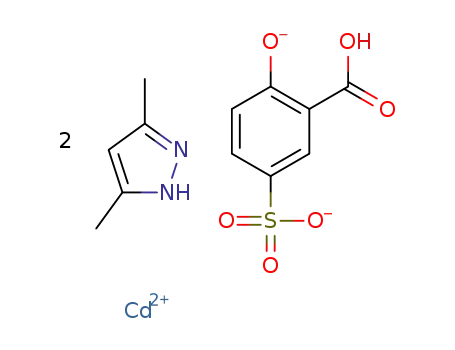 Cd(3,5-dimethylpyrazole)2(5-sulfosalicylate)2