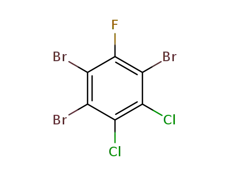 1,2,4-Tribromo-5,6-dichloro-3-fluoro-benzene