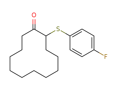 2-(4-fluorophenylthio)cyclododecan-1-one