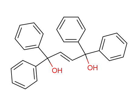 Molecular Structure of 59856-52-9 (2-Butene-1,4-diol, 1,1,4,4-tetraphenyl-, (E)-)