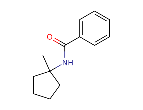 Molecular Structure of 107272-76-4 (Benzamide, N-(1-methylcyclopentyl)-)