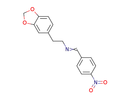 N-(4-nitrobenzylidene)-2-(3,4-methylenedioxyphenyl)ethanamine